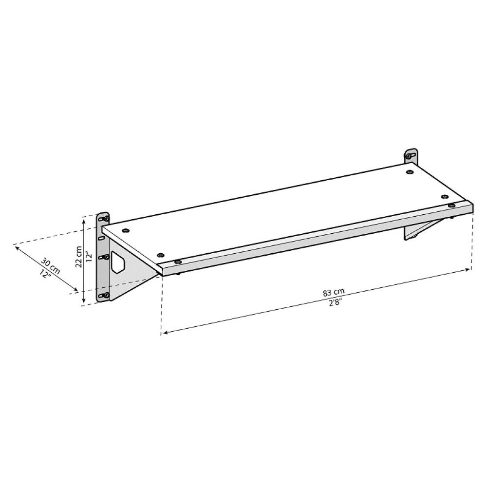 HYLLE CANOPIA SKYLIGHT/RUBICON 83CM