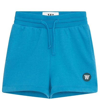 Wood Wood Sweatshorts - Victor - Blau