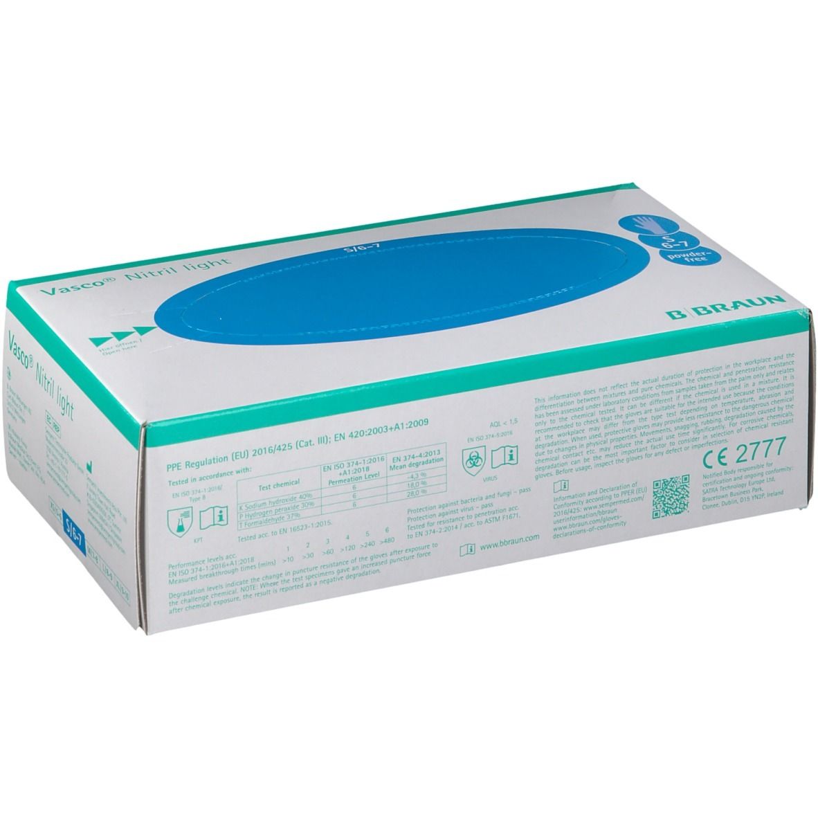 Vasco® Nitril light Untersuchungshandschuhe Gr. S
