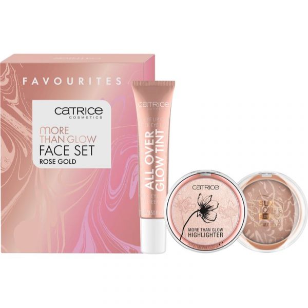 Catrice More Than Glow Face Set Conjunto de Maquilhagem Rose Gold Tom