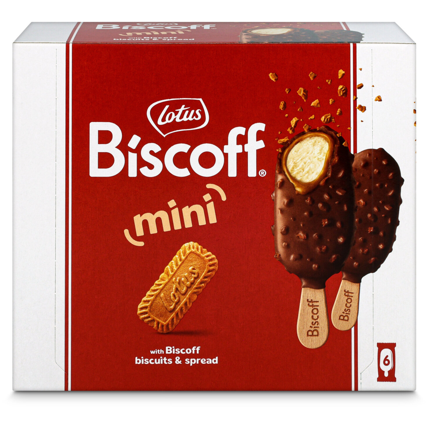 Lotus Biscoff Ice Cream Mini 6x60ml