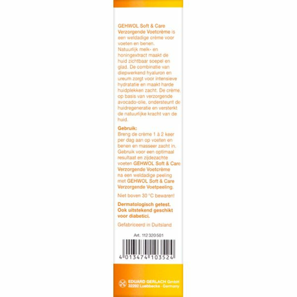 2x Gehwol Zachte Voeten Creme75 ml