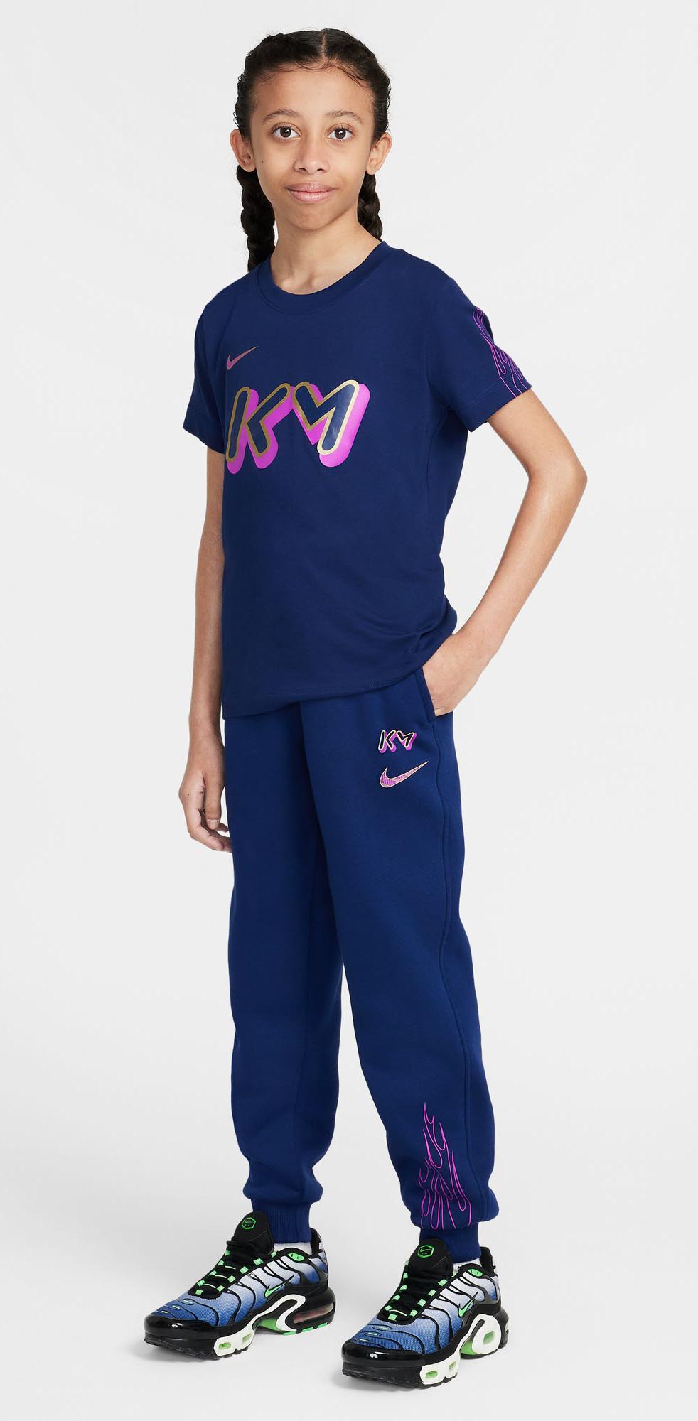 Kylian Mbappé Club Fleece Jogger Pants Barn 492/Blue Void/Vivid Purple/Metallic Gold