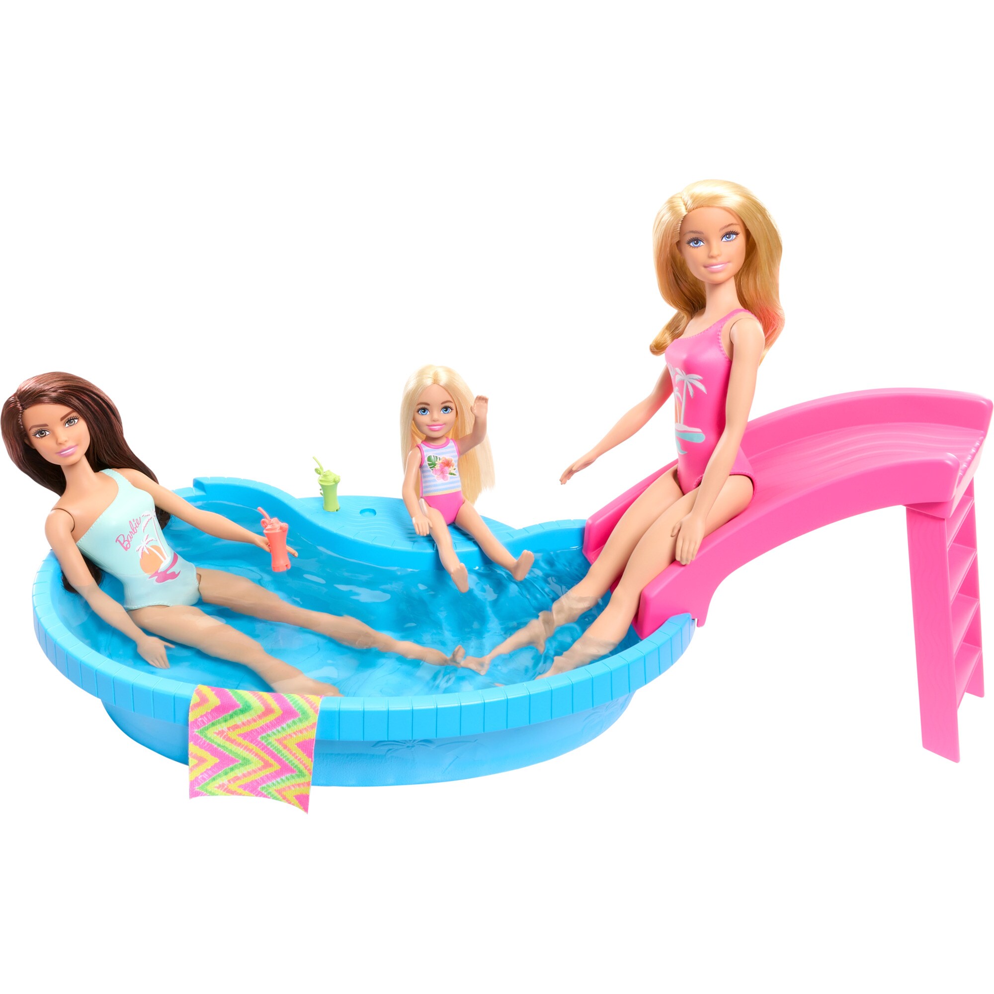 Mattel Puppe Barbie Pool mit Puppe