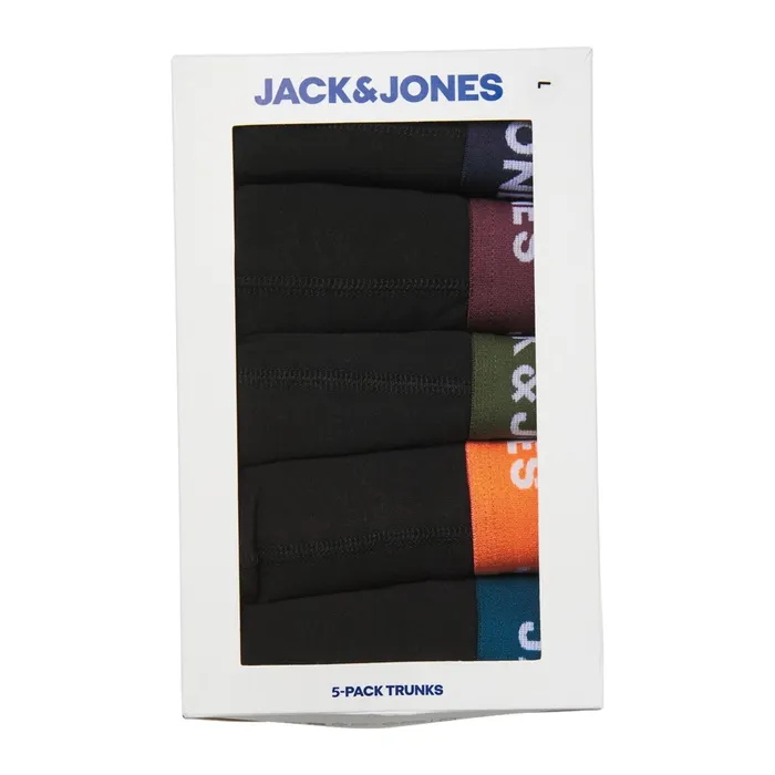 Jack & Jones Oliver Solid Trunk Boxershorts Heren (plussize) (5-pack)