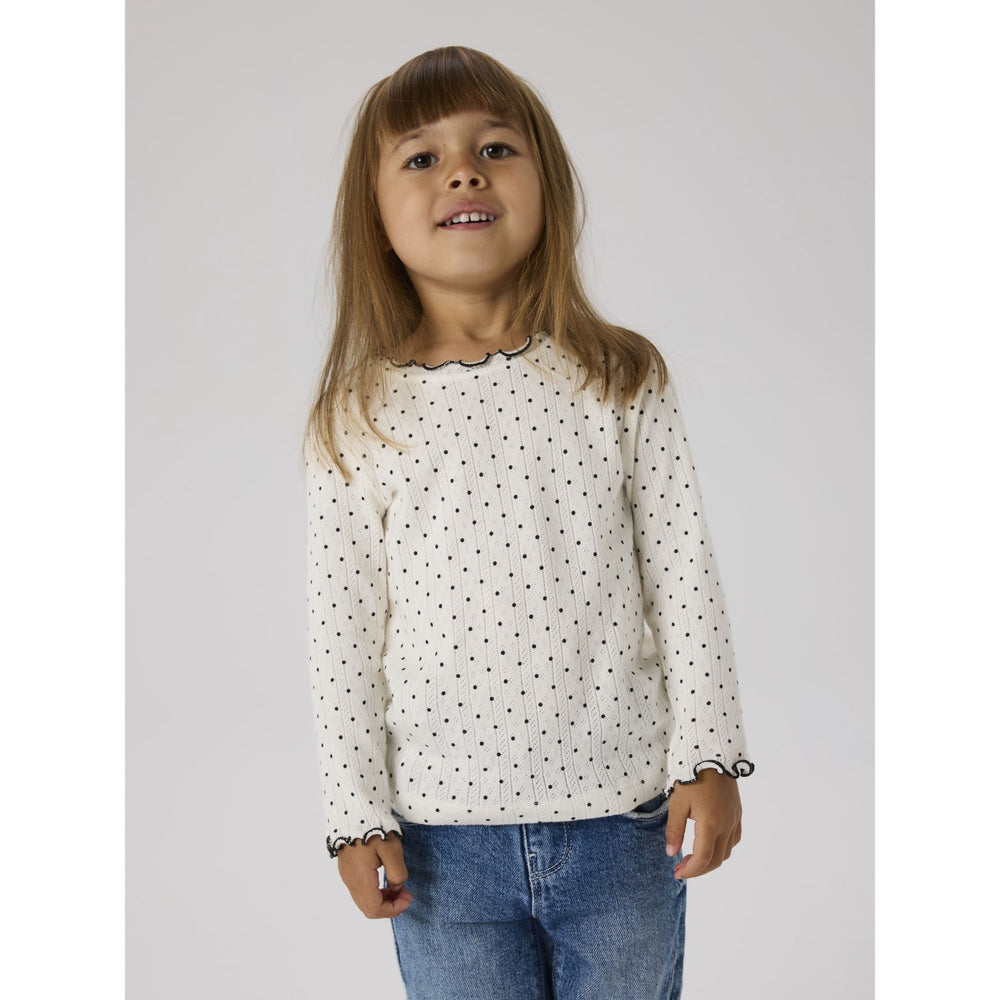 Køb Name It Cloud Dancer Nmftania Ls Slim Top