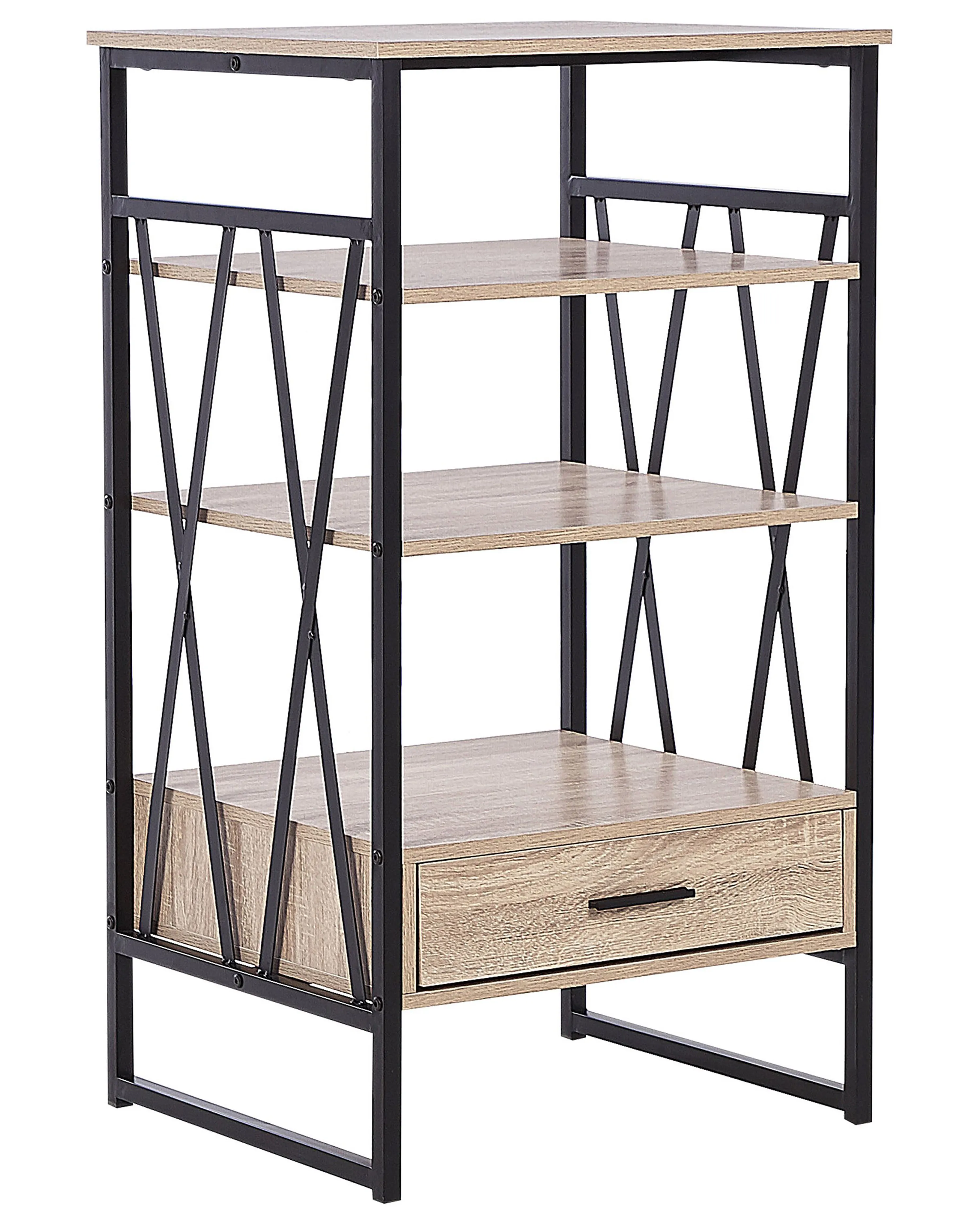 Opbergkast met 3 planken KEENE 101 cm Lichtbruin