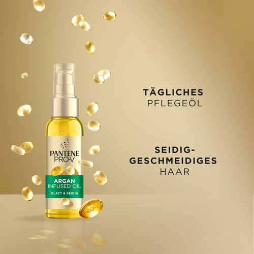 Pantene Pro-V Glatt & Seidig Haaröl mit Argan 100ml