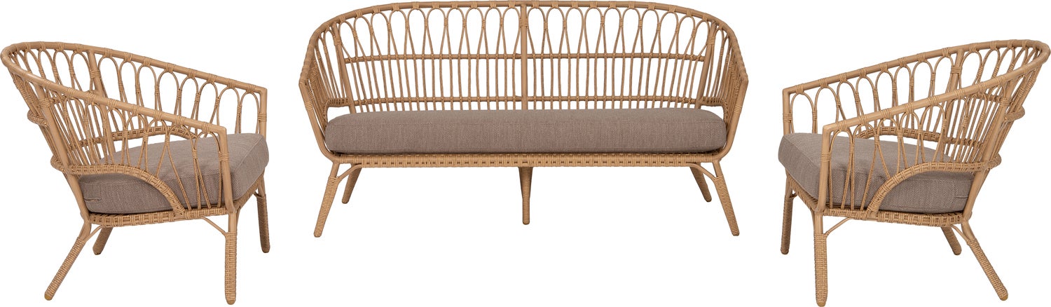 Intratuin 4-zits loungeset Didi naturel