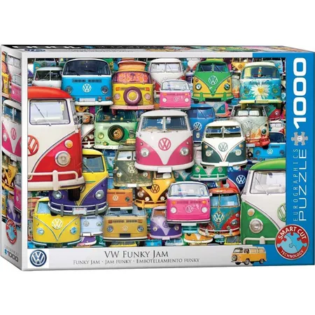 Eurographics VW Bus - Funky Jam 1000 Teile