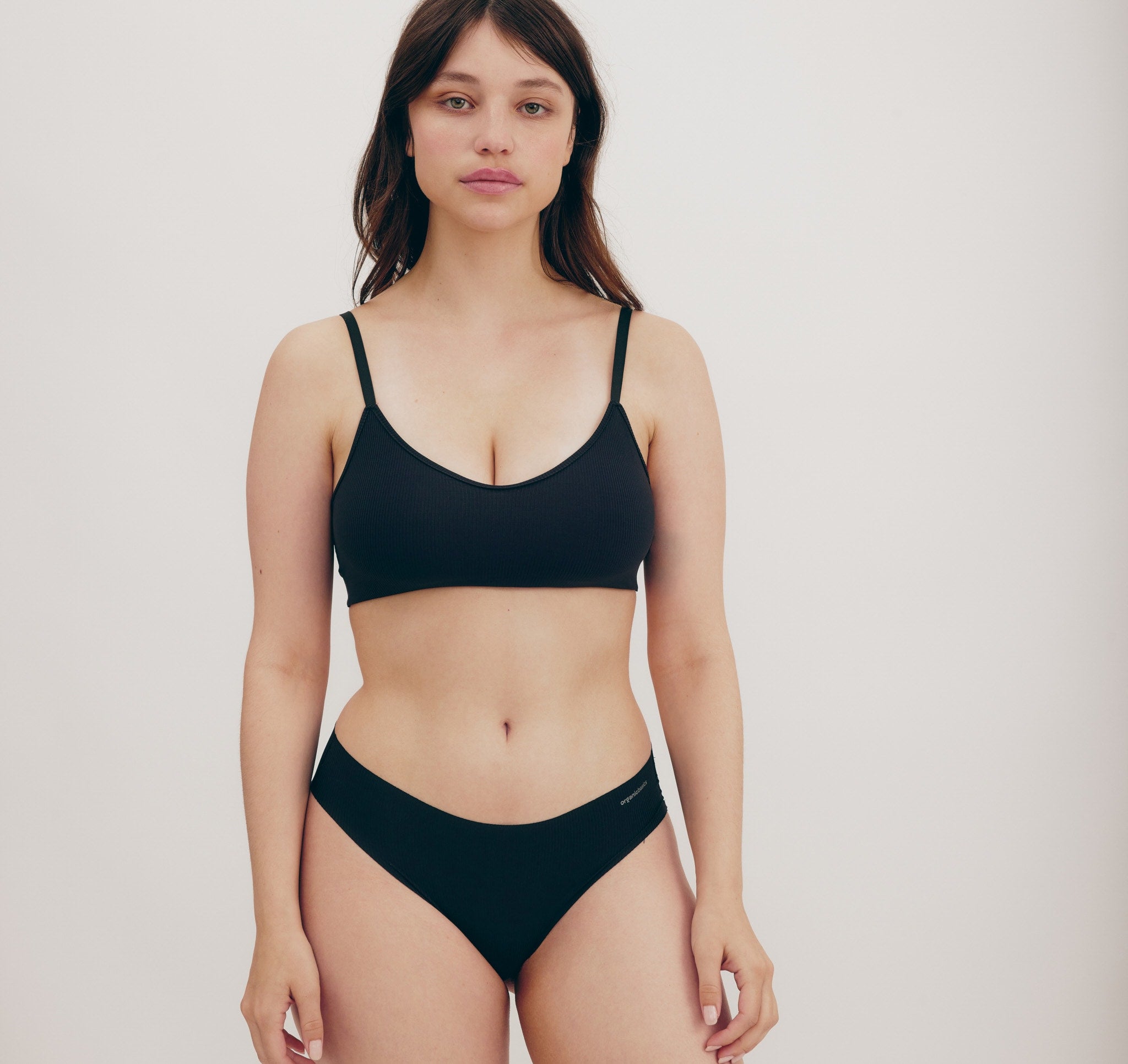 RECYCLED NYLON<br>Naked Rib Briefs 3-pack