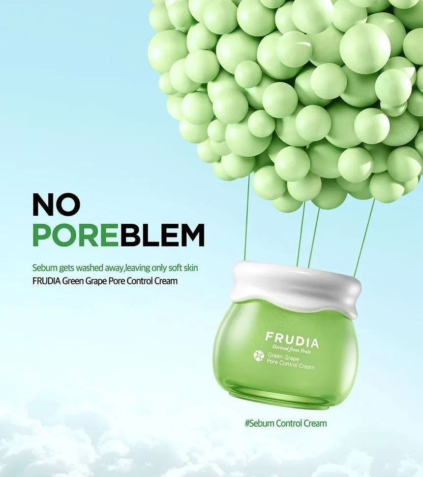 FRUDIA - Groene Druiven Poriën Controle Crème