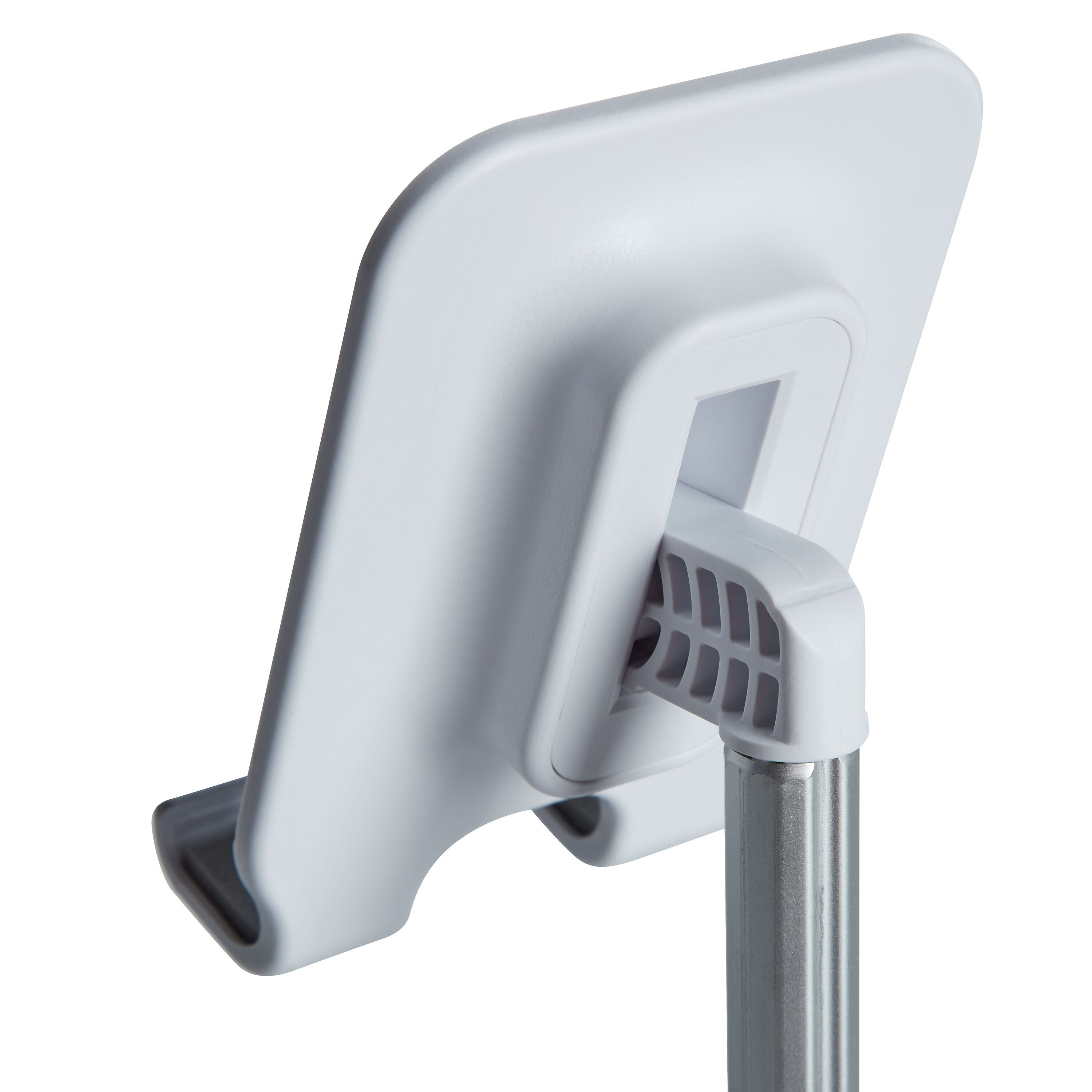 PHONE STAND Handyhalter - Silber / B: 6.0 cm x T: 11.0 cm x H: 13.5 cm