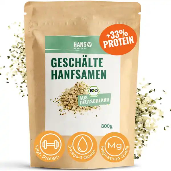 Bio Geschälte Hanfsamen