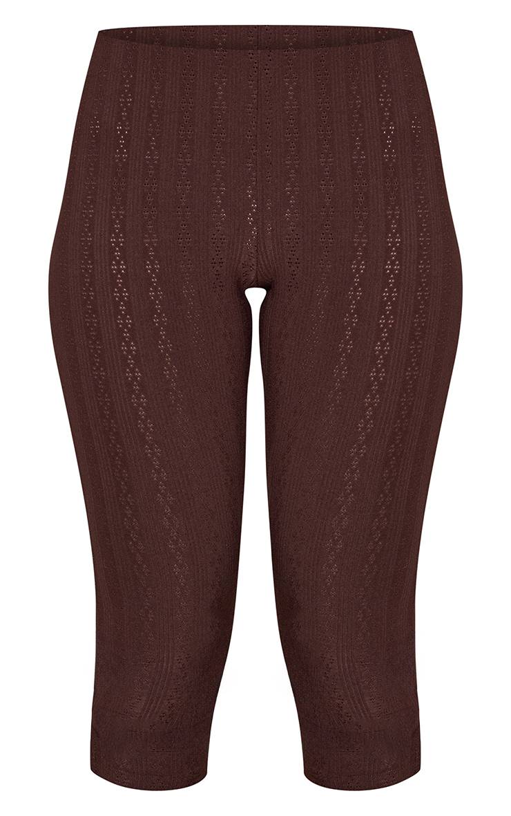 Chocolat Capri En Jersey Ajouré
