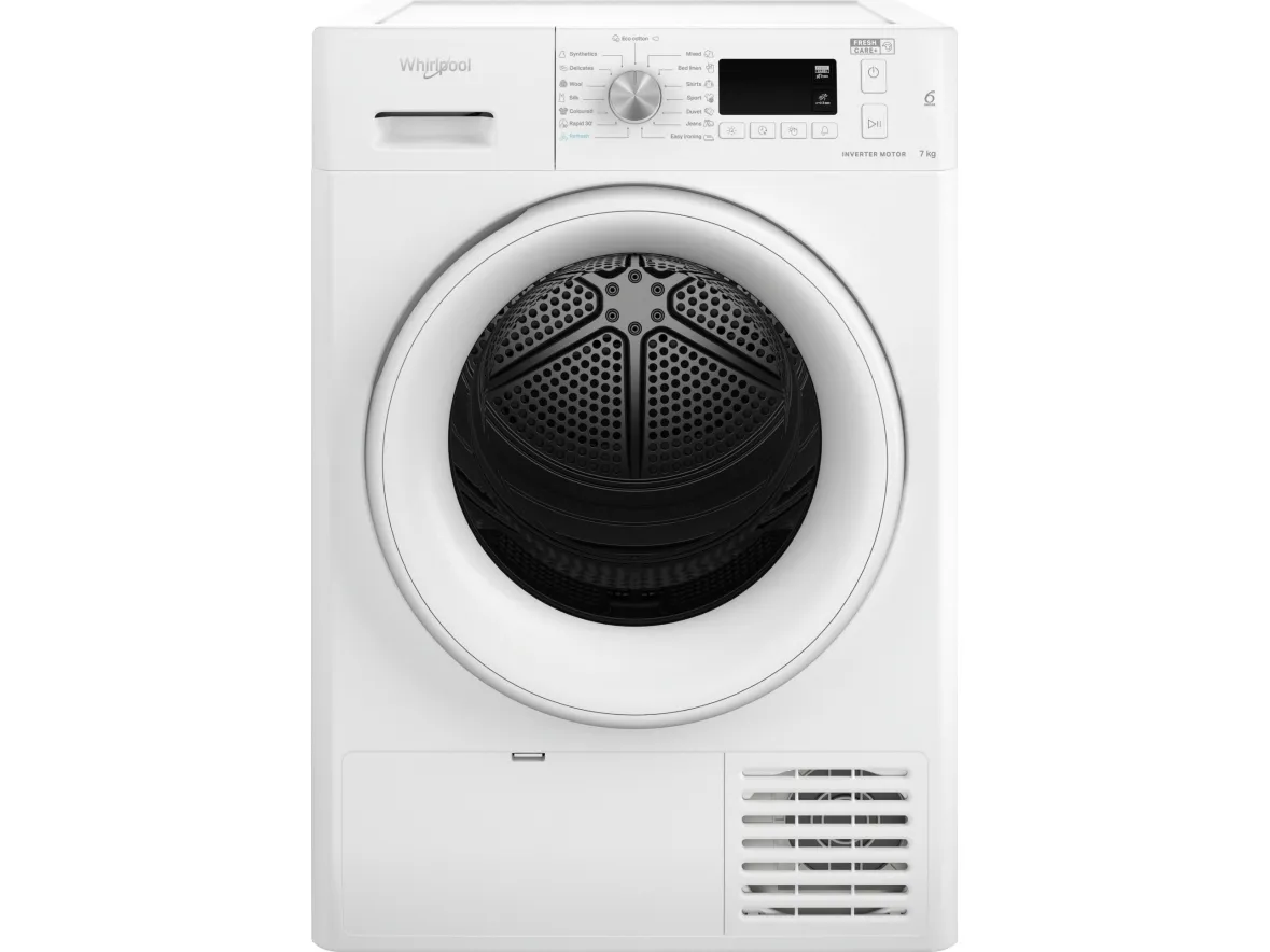 Whirlpool FFT M11 72 EE - Tørremaskine - bredde: 59.5 cm - dybde: 64.9 cm - højde: 84.9 cm - frontbetjening - hvid