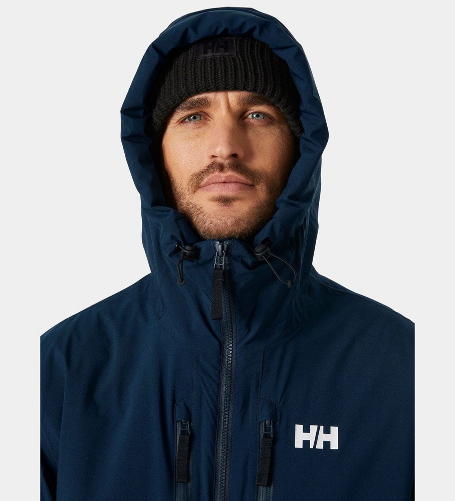 Casaco impermeável isolado Helly Hansen para o Parque Marinho