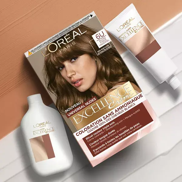 L'Oréal Paris Excellence Crème Universal Nudes Coloração para Cabelo nº 6 Louro Escuro