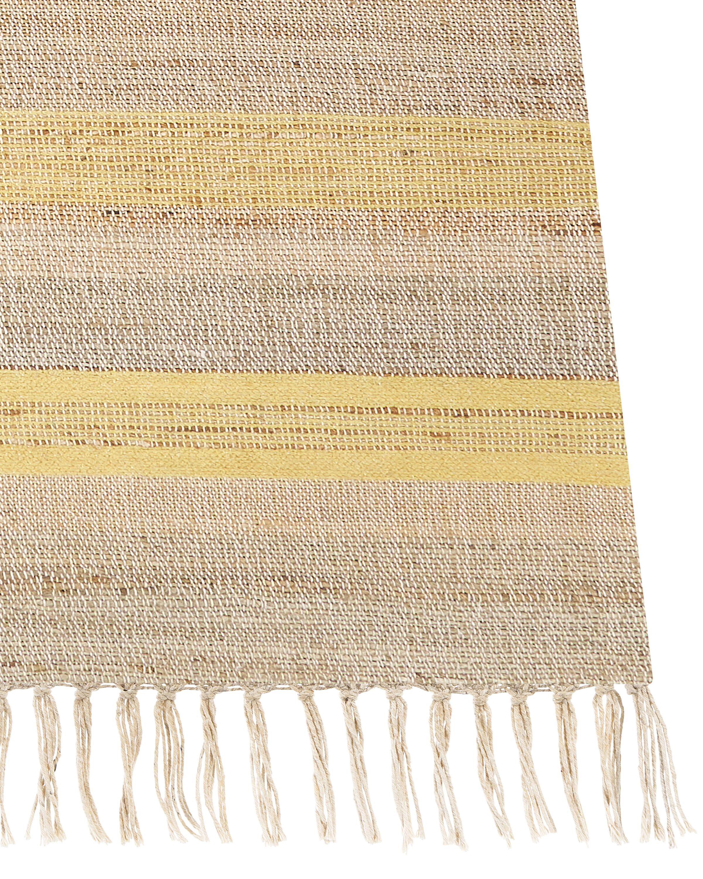 Vloerkleed TALPUR Geel 160 x 230 cm Jute