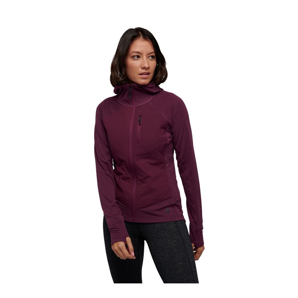 Black Diamond COEFFICIENT LT HYBRID - Sweat Femme blackberry