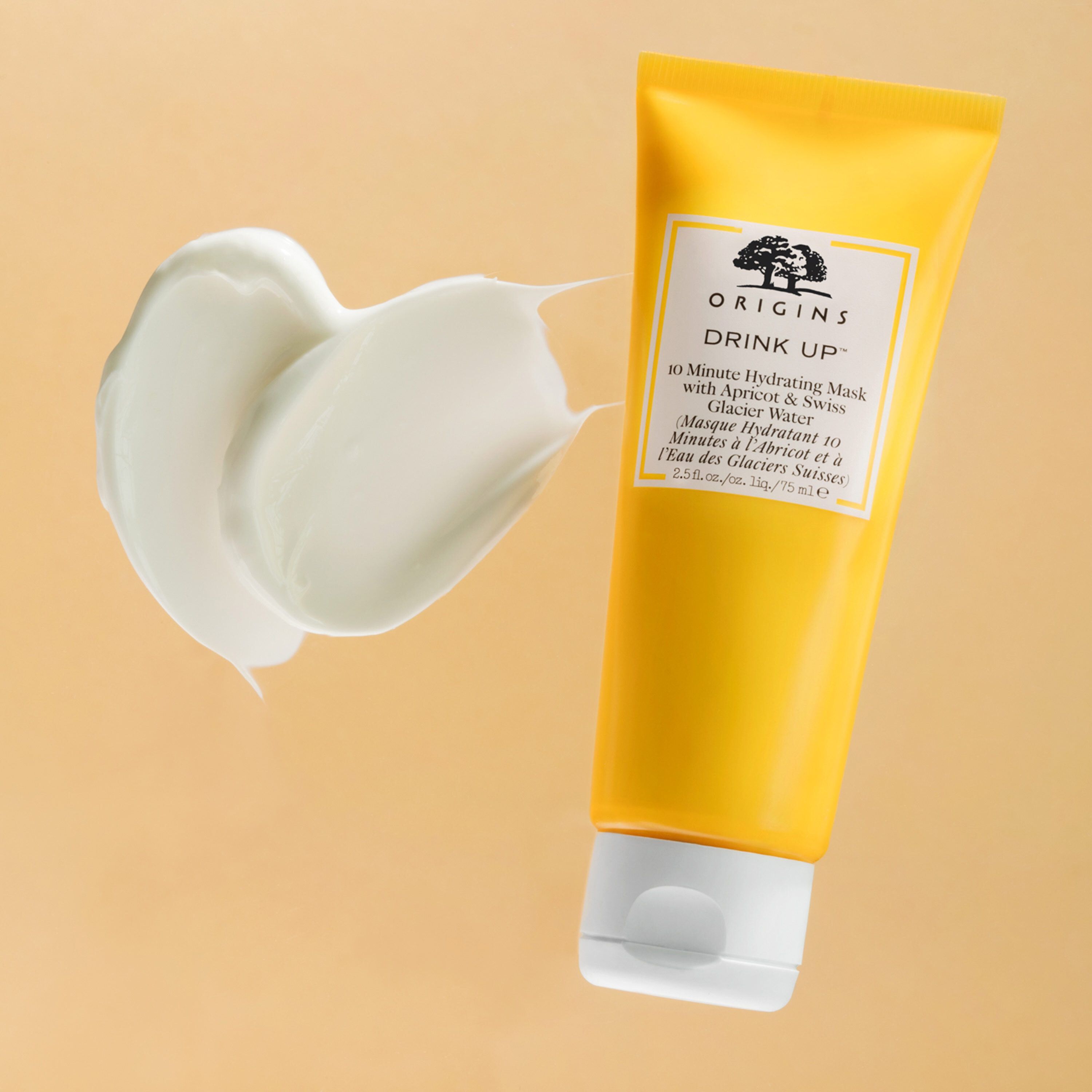 ORIGINS Drink Up™ 10 Minute Hydrating Mask with Apricot & Swiss Glacier Water Feuchtigkeitsspendende Gesichtsmaske + GinZing™ SPF40 Energy-Boosting Tinted Moisturizer 15ml GRATIS