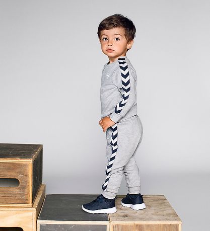 Hummel Sweats?t - HMLBille - Gråmeleret