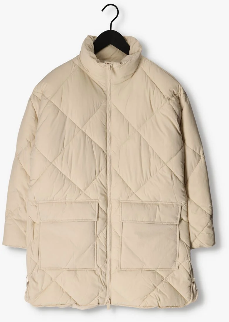 SELECTED FEMME zand selected femme gewatteerde jas heidi puffer jacket
