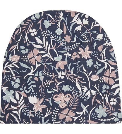 Hummel Mütze - HMLHea - Navy m. Blumen