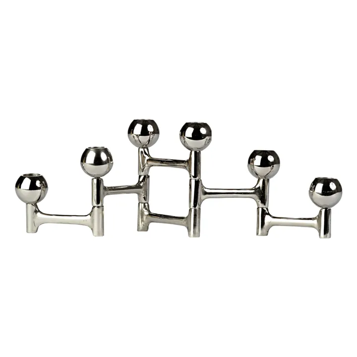 Pols Potten Bougeoir Folding Round | Argenté