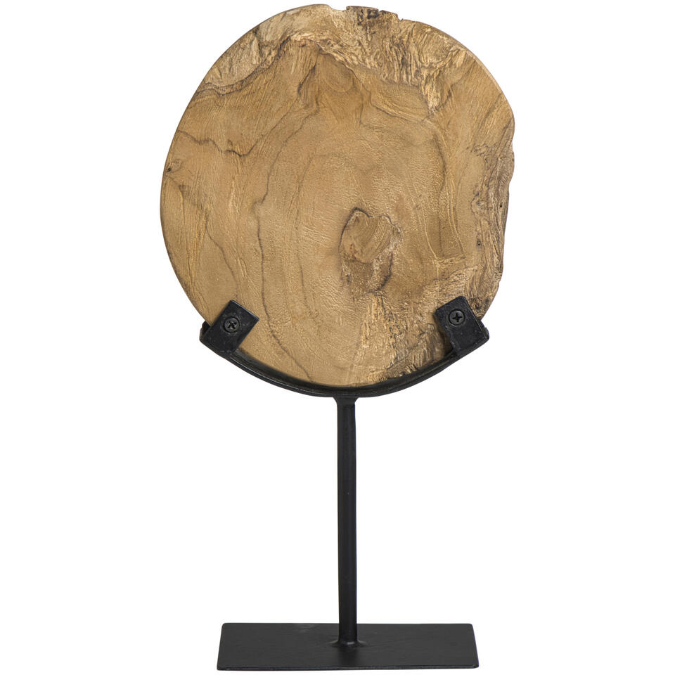 Beeld Nomad - zwart/naturel - 31x17x8 cm