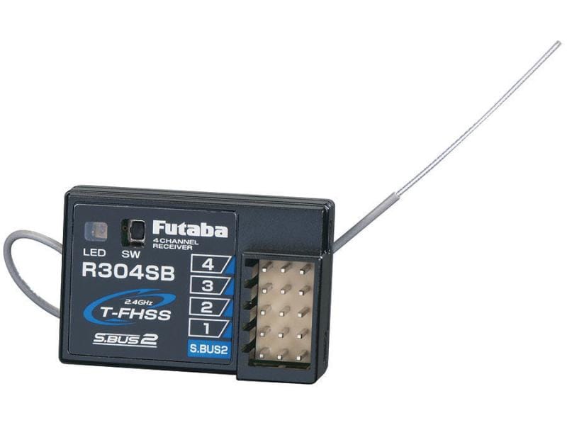 Futaba Fernsteuerung T3PV mit R304SB Empfänger 3-Kanal Sender für RC Autos und Boote