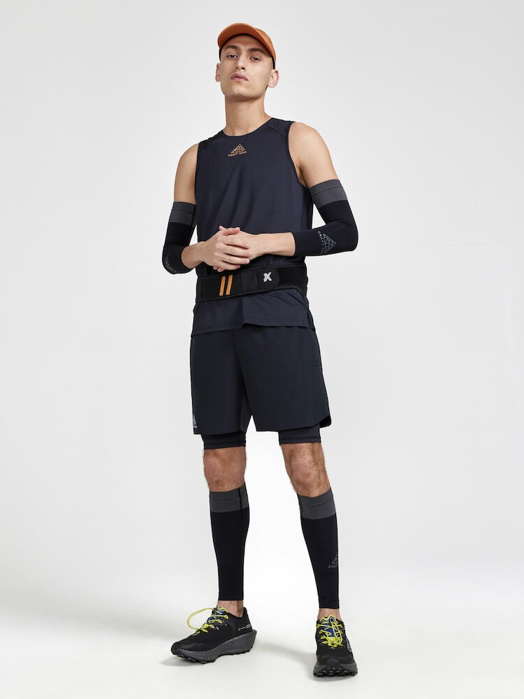 PRO Trail 2in1 Shorts Herre Black