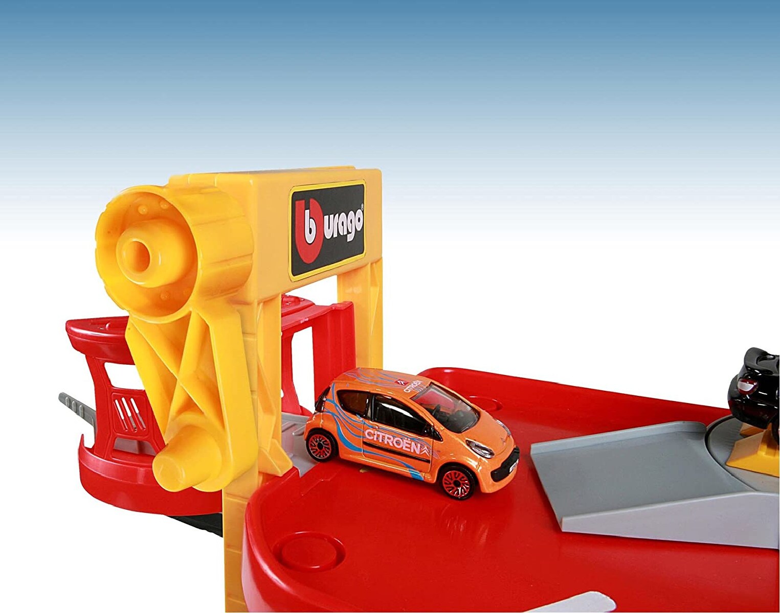 Bburago 18-30025 - Spielset - Street Fire Parkgarage Spielgarage Parkhaus Spielzeugautos