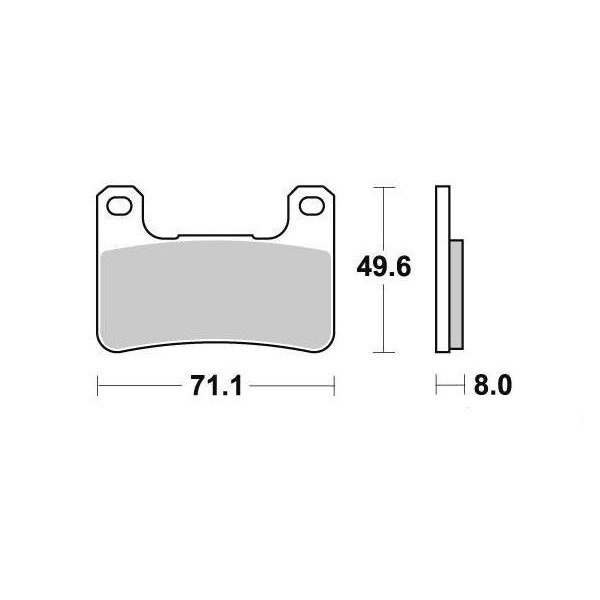 Sifam - Plaquettes de frein S1355N