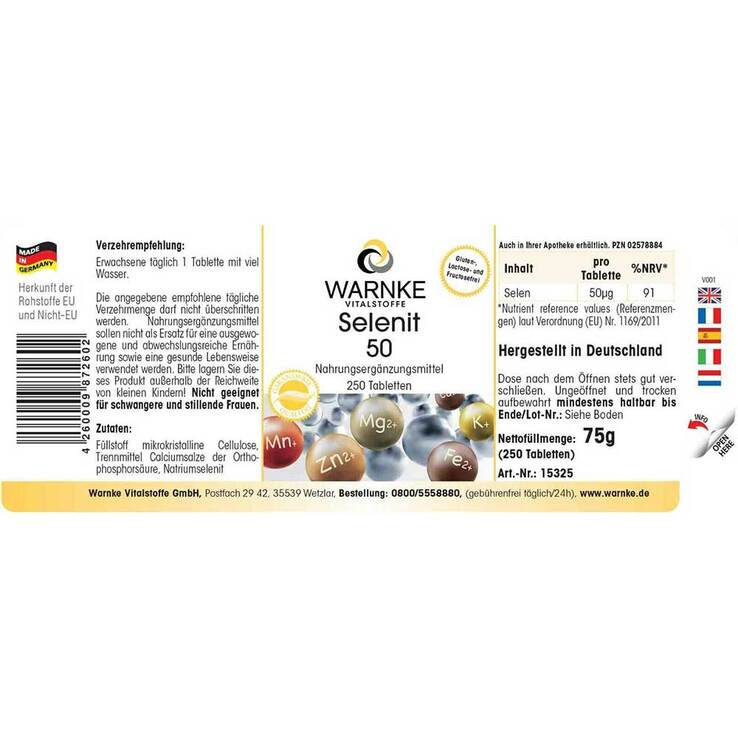 Selenit 50 Tabletten, 250 St
