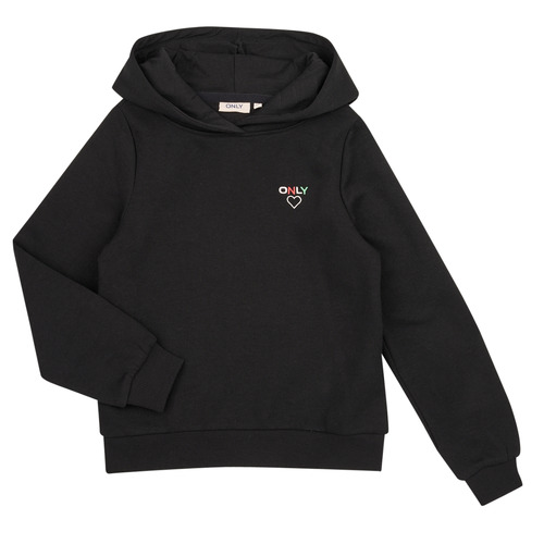 Only - KOGNOOMI L/S LOGO HOOD SWT NOOS - Noir