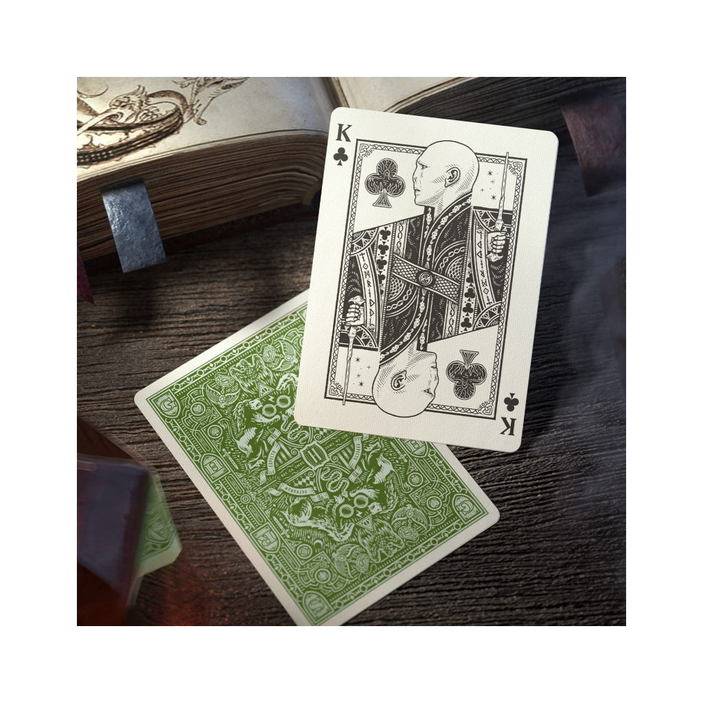Cartes Bicycle Theory 11 - Harry Potter Serpentard Vert