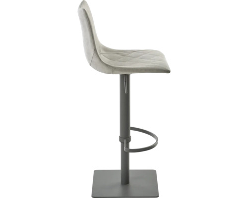 Barkruk Mayer Zitmeubelen 1275 43 x 50 x 85 cm Staalgrijs/lichtgrijs 1275-14-544