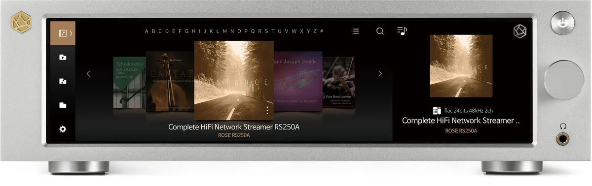 Rose RS250A Silver Lecteurs réseau audio