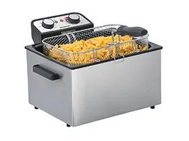 Steba DF 300 - Fritureapparat - 5 liter - 3 kW - rustfrit stål
