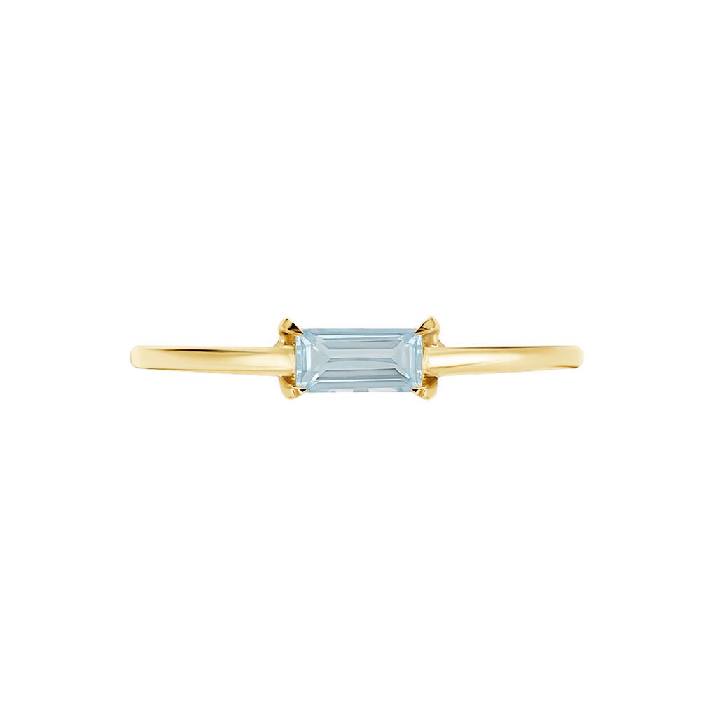 Bague Nottingham Or Jaune Topaze