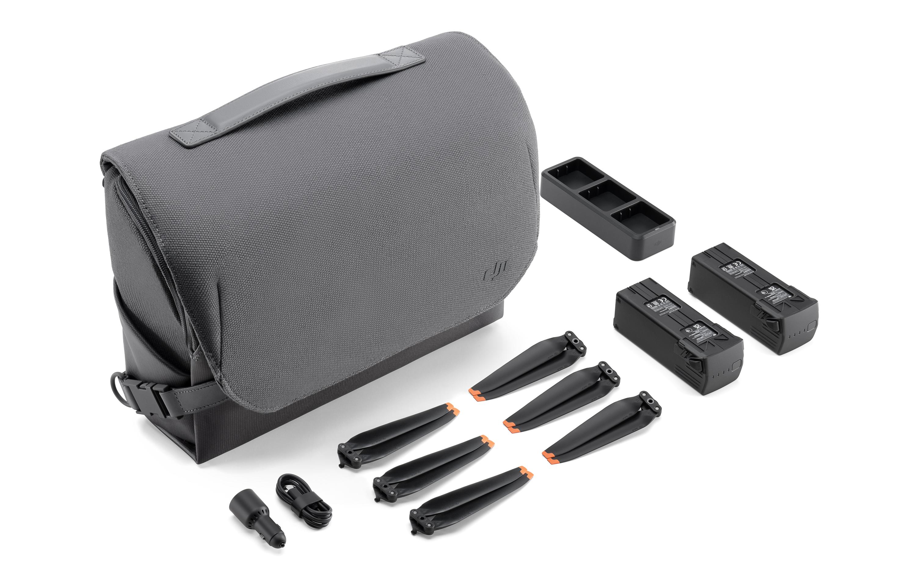 Fly More Kit mit 2 Akkus Mavic 3<br>Zubehörset für die DJI Mavic 3 Drohne mit 2 Akkus, Ladegerät-Hub und Tasche