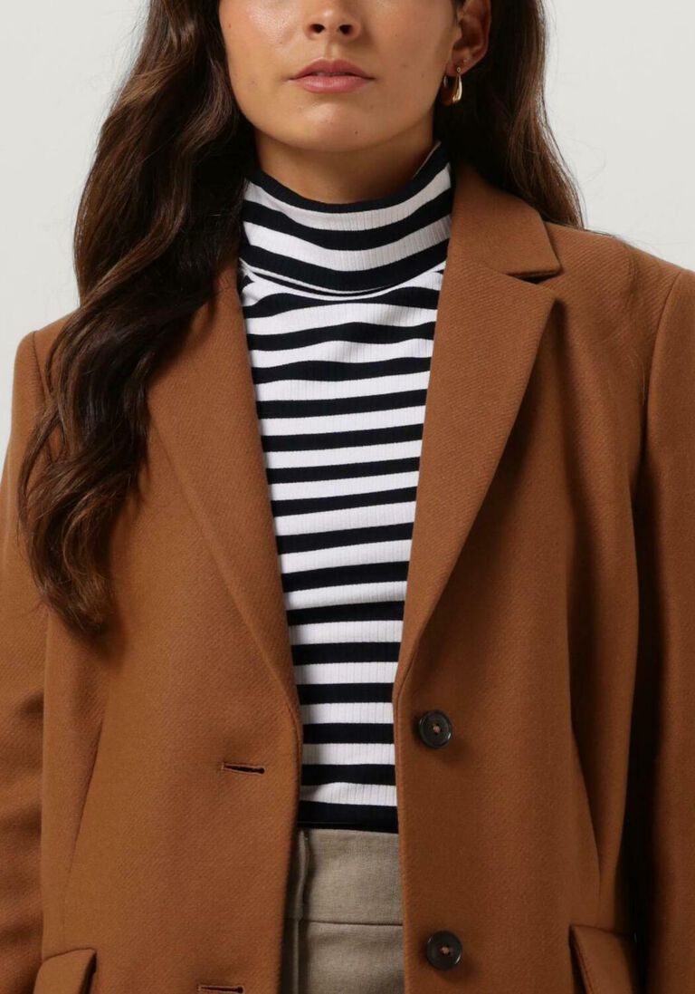 TOMMY HILFIGER cognac tommy hilfiger mantel wool blend classic coatd