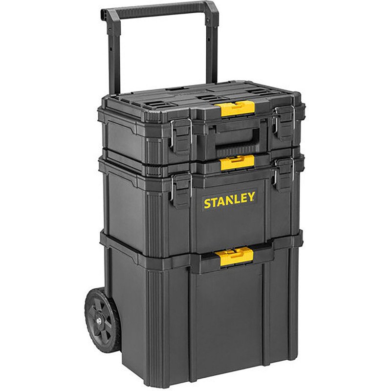 Servante roulante modulaire 3-en-1 Stanley 80 litres
