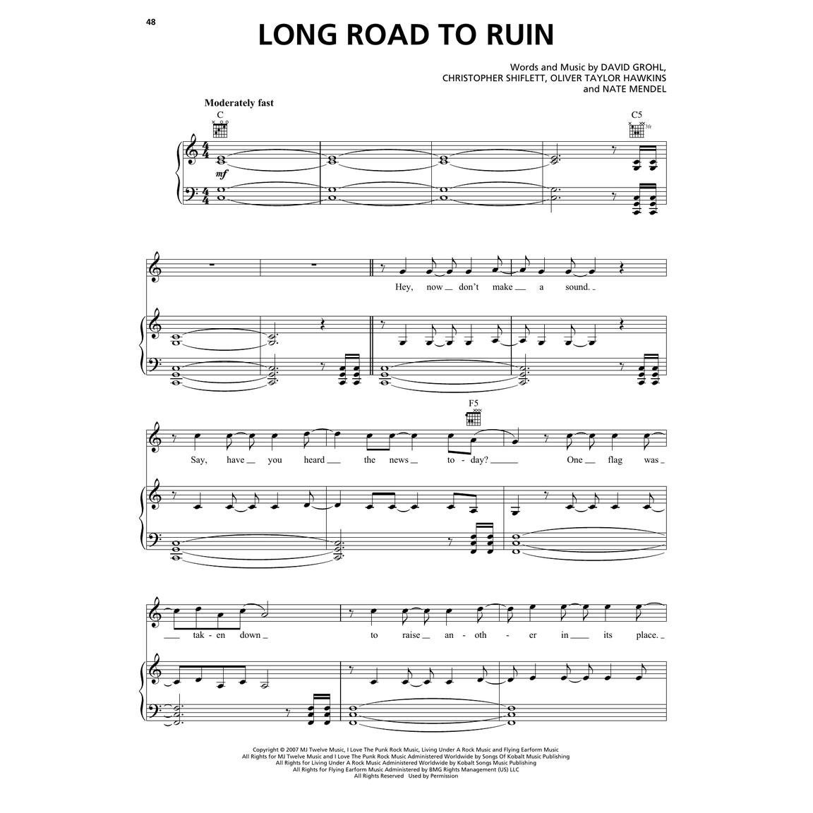 Hal Leonard Foo Fighters Greatest Hits voor piano, zang en gitaar
