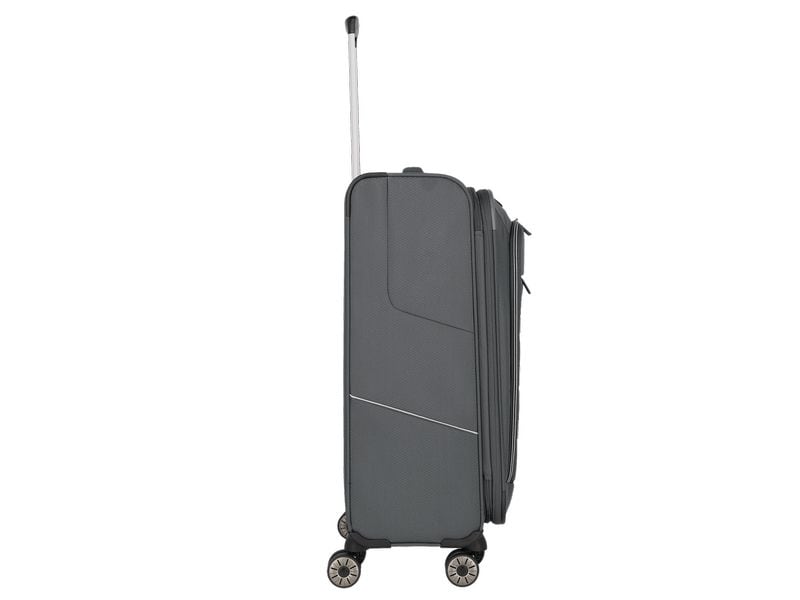 travelite Skaii Trolley M erweiterbar, Grau Reisekoffer
