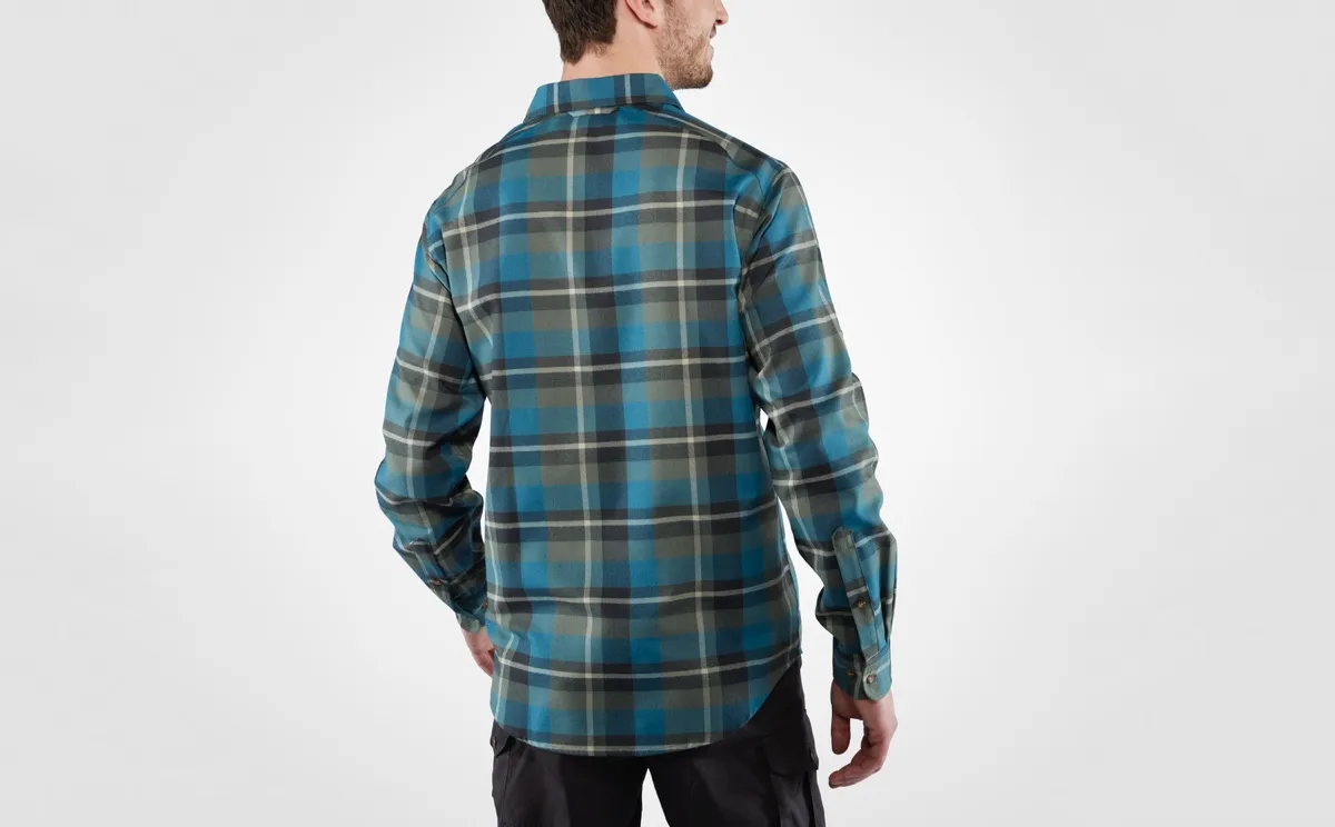 Fjällräven Men's Fjällglim Shirt Indigo Blue-Dawn Blue