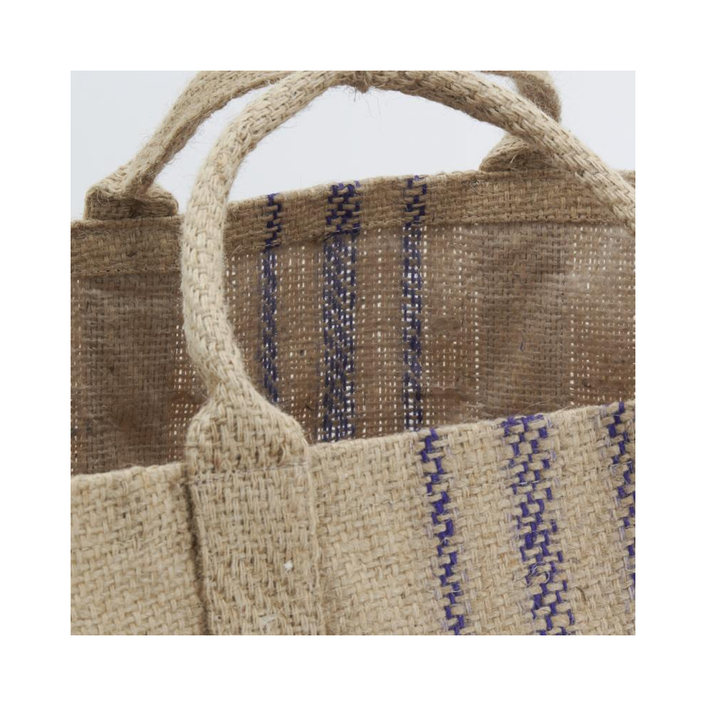 Sac à bûches en jute
