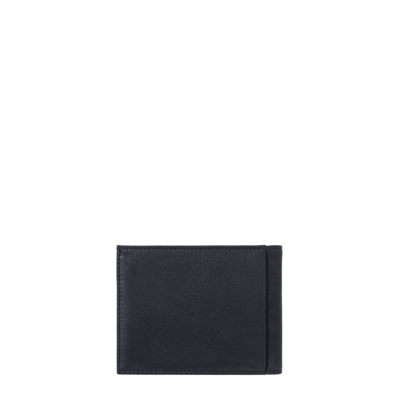 Portefeuille Italien Arthur 2.0 en cuir Nubuck Lune bleue