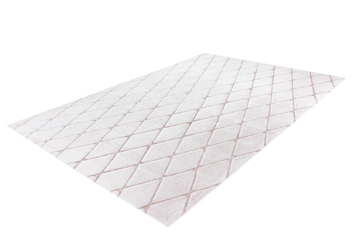 Teppich VIVICA 200 - weiß-rose - 80x150 cm
